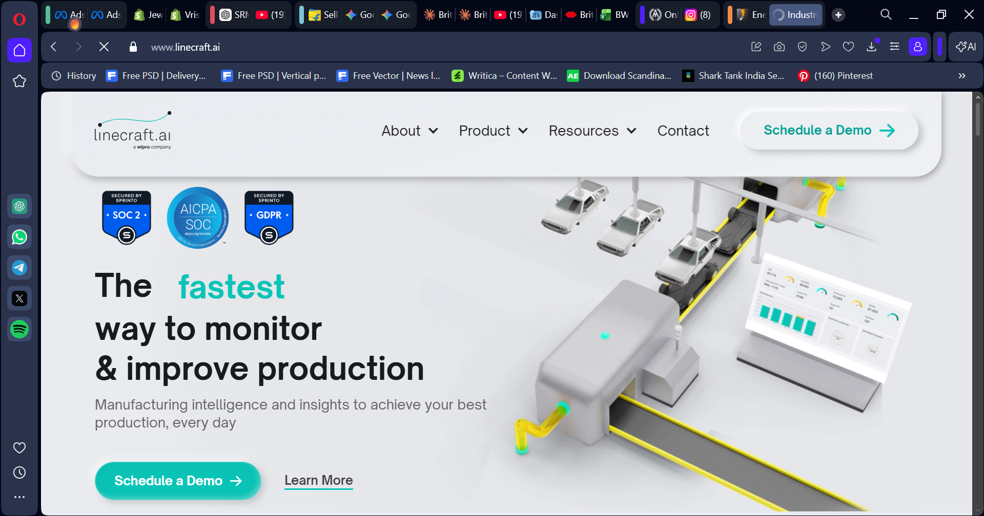 Wipro Linecraft Website